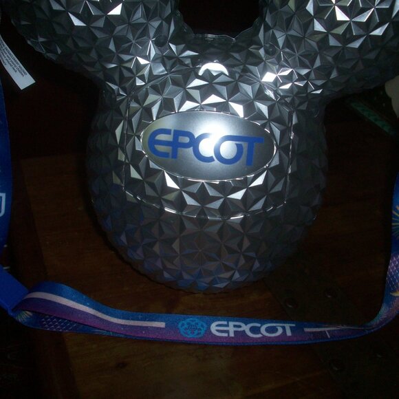 Disney 2025 Epcot Spaceship Earth Mickey Balloon Light-Up Popcorn Bucket - Picture 6 of 6